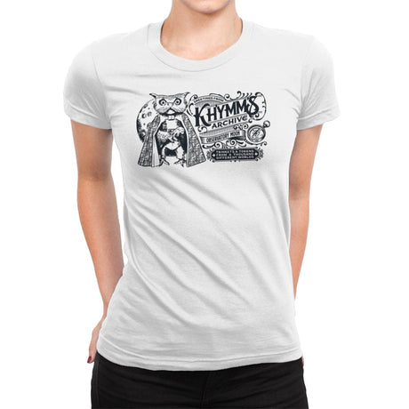 Kh'ymm's Archive - Womens Premium T-Shirts RIPT Apparel Small / White