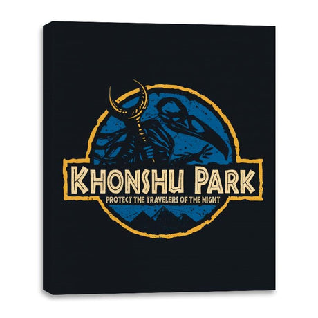 Khonshu Park - Canvas Wraps Canvas Wraps RIPT Apparel 16x20 / Black