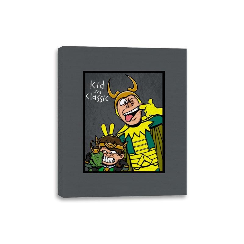 Kid and Classic - Canvas Wraps Canvas Wraps RIPT Apparel 8x10 / Charcoal