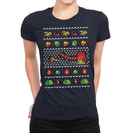 Kiddmas World - Womens Premium T-Shirts RIPT Apparel Small / Midnight Navy