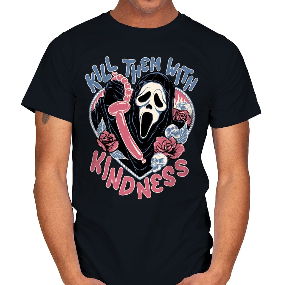 Kill them with Kindness - Mens T-Shirts RIPT Apparel Small / Black