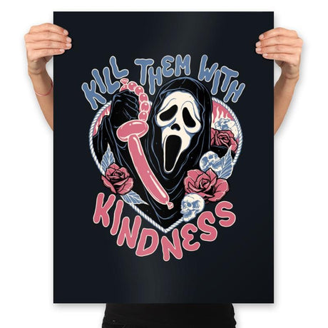 Kill them with Kindness - Prints Posters RIPT Apparel 18x24 / Black