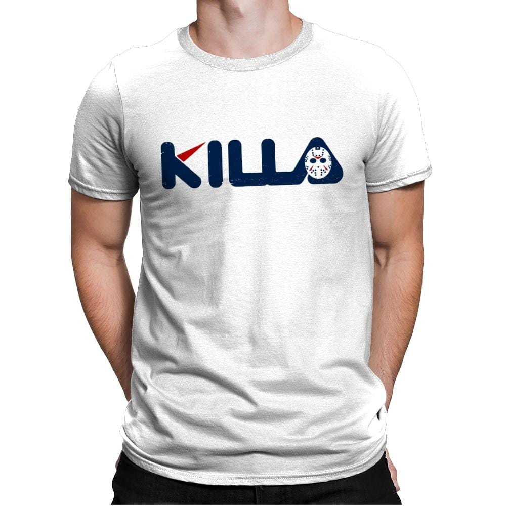 Killa - Mens Premium T-Shirts RIPT Apparel Small / White