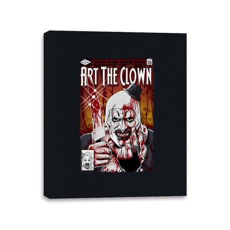 Killer Clown - Canvas Wraps Canvas Wraps RIPT Apparel 11x14 / Black