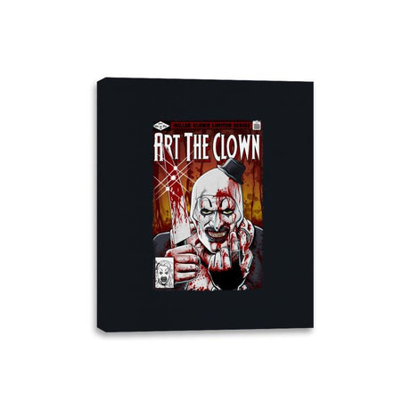 Killer Clown - Canvas Wraps Canvas Wraps RIPT Apparel 8x10 / Black