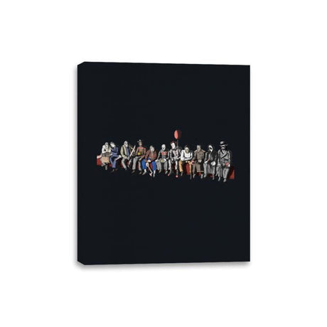 Killer Dinner - Canvas Wraps Canvas Wraps RIPT Apparel 8x10 / Black