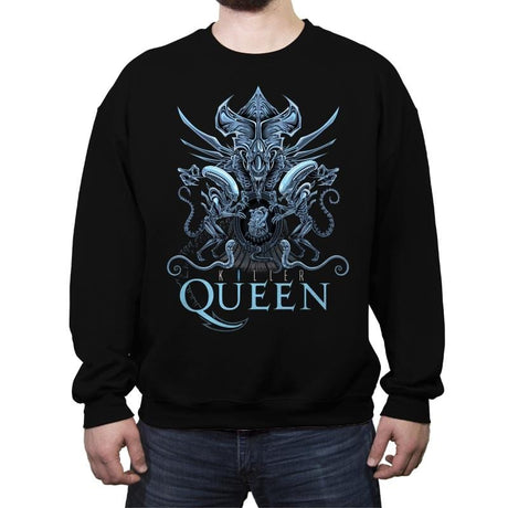 Killer Queen - Crew Neck Sweatshirt Crew Neck Sweatshirt RIPT Apparel Small / Black