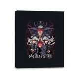 King of Curses - Canvas Wraps Canvas Wraps RIPT Apparel 11x14 / Black