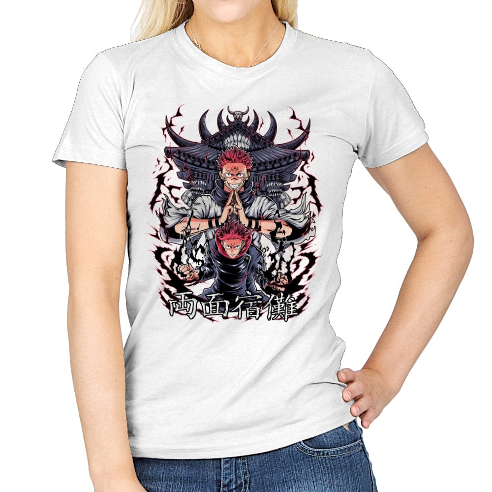 King of Curses - Womens T-Shirts RIPT Apparel Small / White