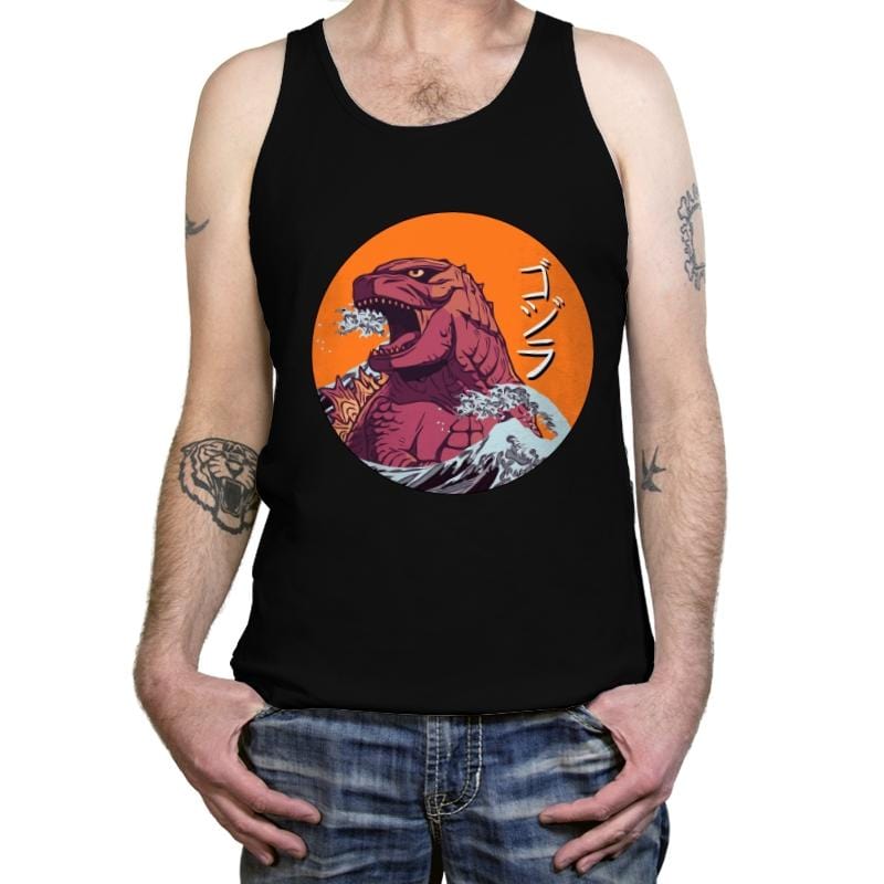 King of Monster - Tanktop Tanktop RIPT Apparel X-Small / Black