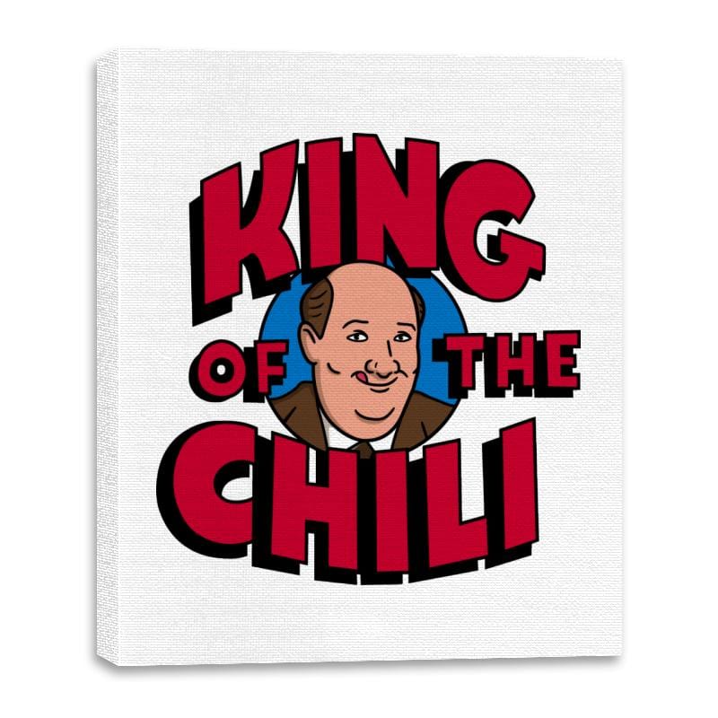 King of the Chili! - Canvas Wraps Canvas Wraps RIPT Apparel 16x20 / White