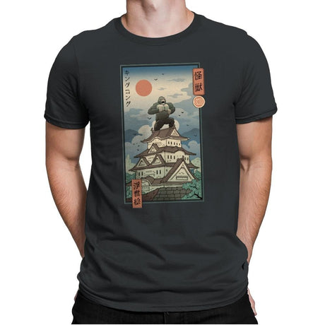 King of the Edo Jungle - Mens Premium T-Shirts RIPT Apparel Small / Heavy Metal