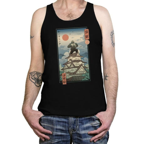 King of the Edo Jungle - Tanktop Tanktop RIPT Apparel X-Small / Black