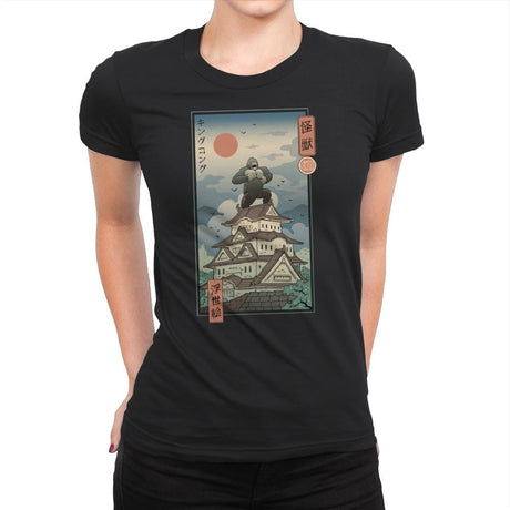 King of the Edo Jungle - Womens Premium T-Shirts RIPT Apparel Small / Black