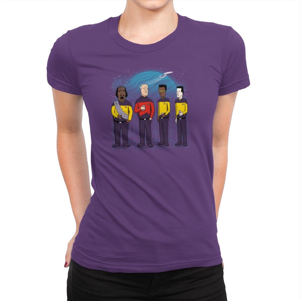 King of the Enterprise Exclusive - Womens Premium T-Shirts RIPT Apparel Small / Purple Rush