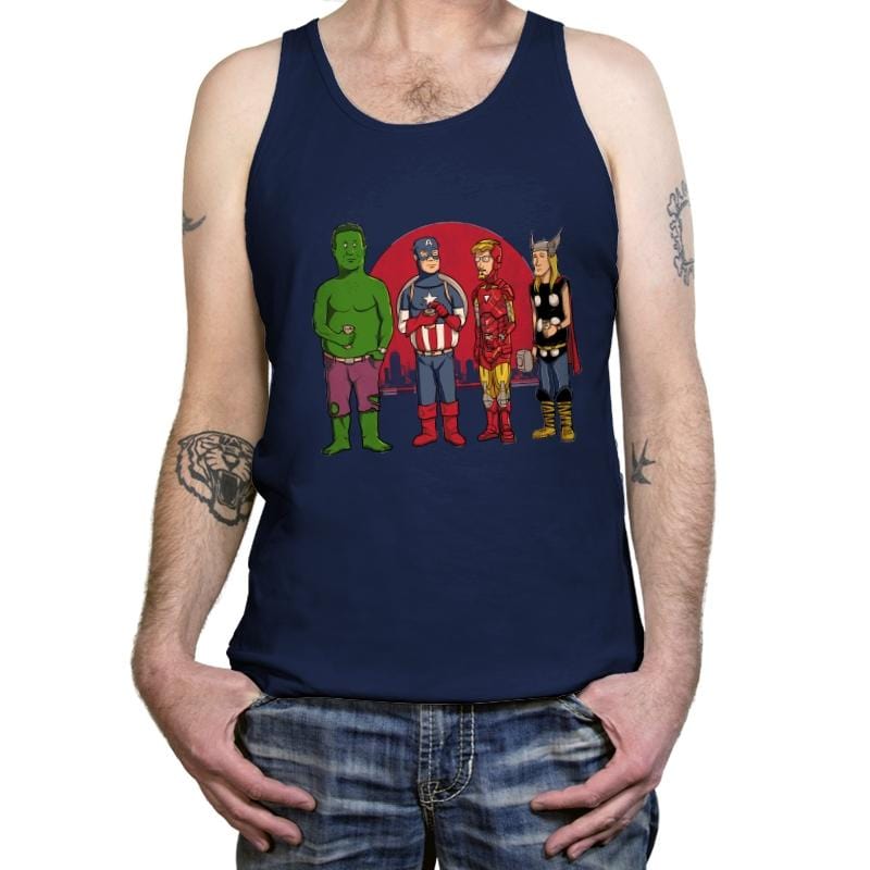 King of the Heroes Reprint - Tanktop Tanktop RIPT Apparel X-Small / Navy