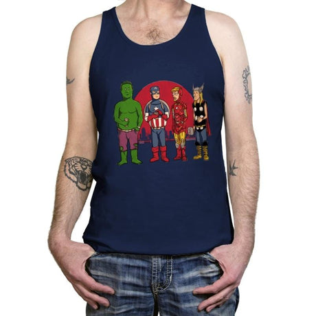 King of the Heroes Reprint - Tanktop Tanktop RIPT Apparel X-Small / Navy