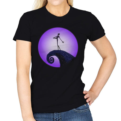 King of the Moon - Womens T-Shirts RIPT Apparel Small / Black