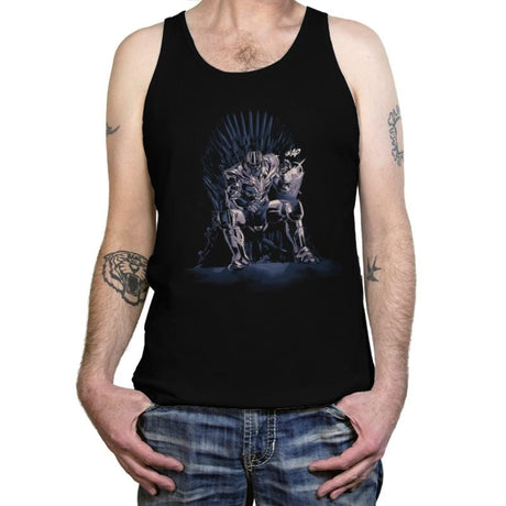 King of the Universe - Anytime - Tanktop Tanktop RIPT Apparel X-Small / Black