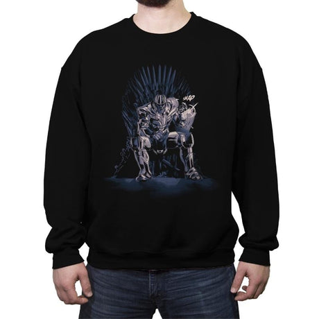 King of the Universe - Crew Neck Sweatshirt Crew Neck Sweatshirt RIPT Apparel Small / Black