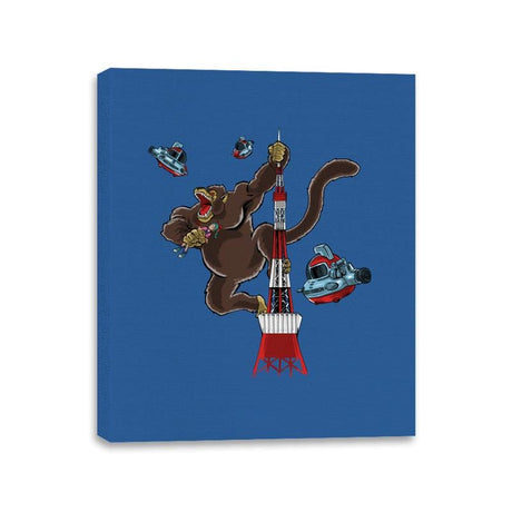 King Oozaru - Canvas Wraps Canvas Wraps RIPT Apparel 11x14 / Royal