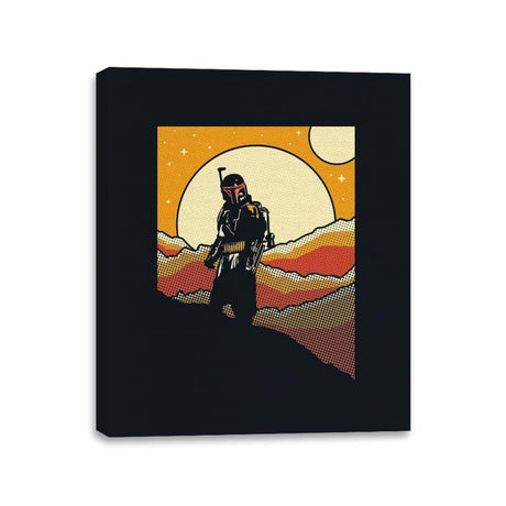 King's Sunrise - Canvas Wraps Canvas Wraps RIPT Apparel 11x14 / Black