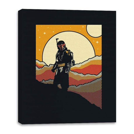 King's Sunrise - Canvas Wraps Canvas Wraps RIPT Apparel 16x20 / Black