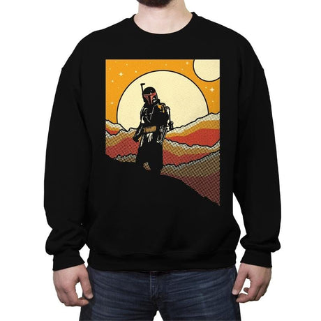 King's Sunrise - Crew Neck Sweatshirt Crew Neck Sweatshirt RIPT Apparel Small / Black