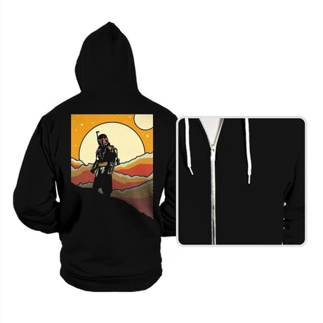 King's Sunrise - Hoodies Hoodies RIPT Apparel Small / Black