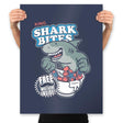 King Shark Bites - Prints Posters RIPT Apparel 18x24 / Navy