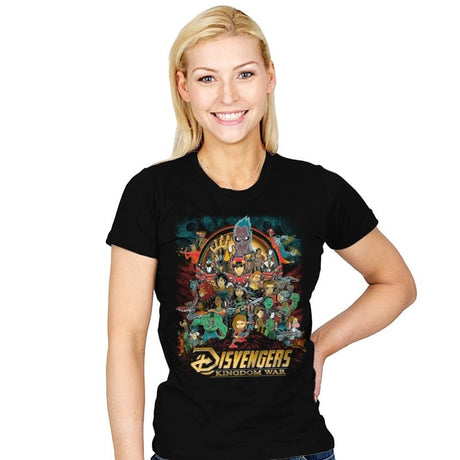 Kingdom War - Womens T-Shirts RIPT Apparel Small / Black