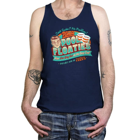 Kino's Pool Floaties - Tanktop Tanktop RIPT Apparel X-Small / Navy