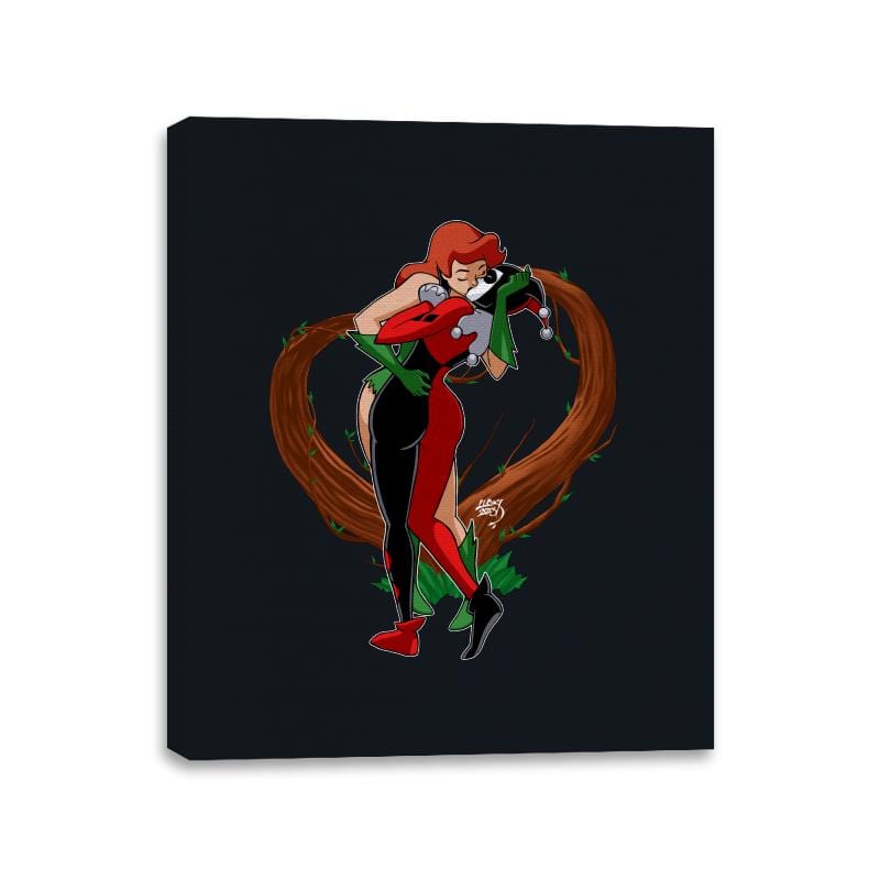 Kiss from a Rose - Canvas Wraps Canvas Wraps RIPT Apparel 11x14 / Black