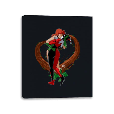 Kiss from a Rose - Canvas Wraps Canvas Wraps RIPT Apparel 11x14 / Black