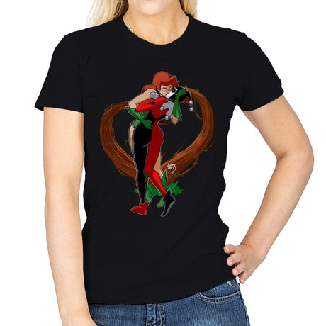 Kiss from a Rose - Womens T-Shirts RIPT Apparel Small / Black