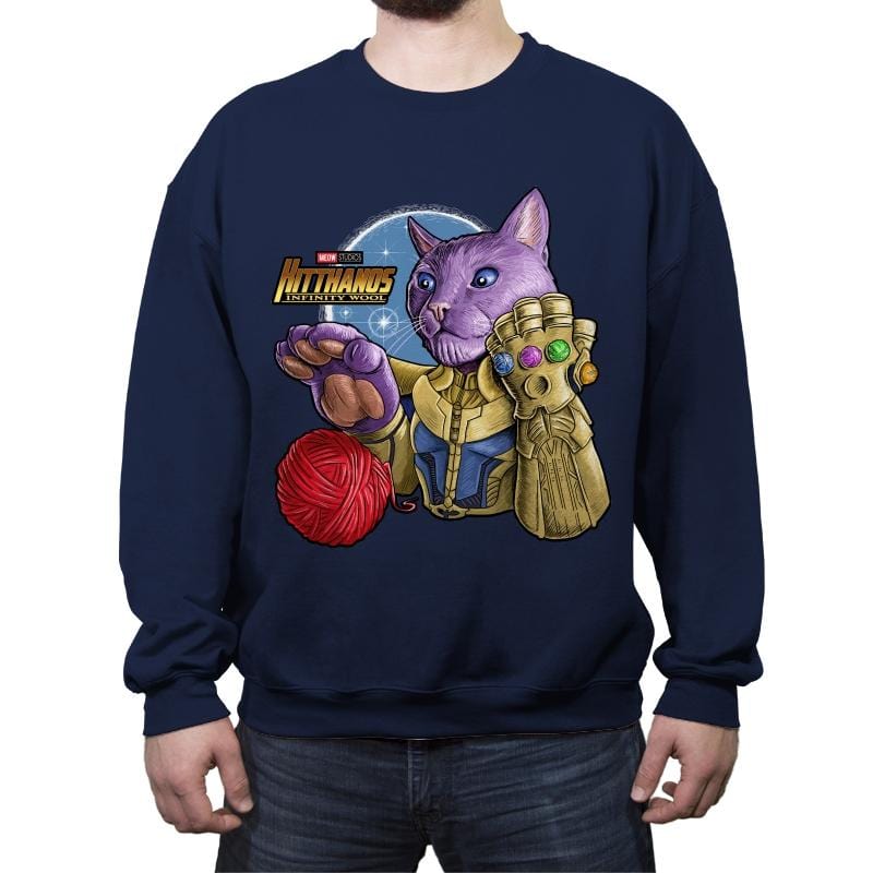 KitThanos - Crew Neck Sweatshirt Crew Neck Sweatshirt RIPT Apparel Small / Navy