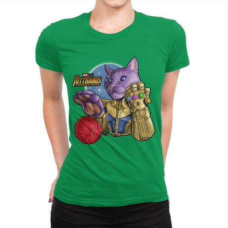 KitThanos - Womens Premium T-Shirts RIPT Apparel Small / Kelly Green