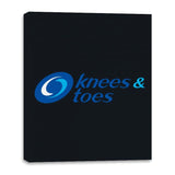 Knees and Toes - Canvas Wraps Canvas Wraps RIPT Apparel 16x20 / Black