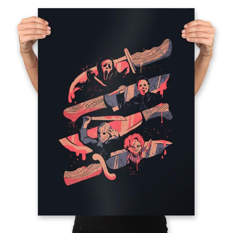 Knife Killers - Prints Posters RIPT Apparel 18x24 / Black