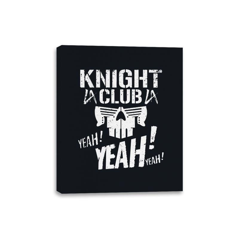 Knight Club - Canvas Wraps Canvas Wraps RIPT Apparel 8x10 / Black