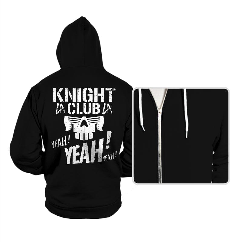 Knight Club - Hoodies Hoodies RIPT Apparel Small / Black