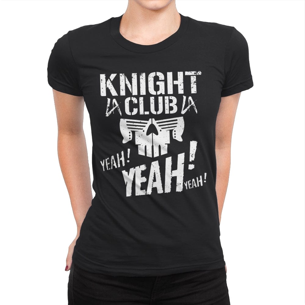 Knight Club - Womens Premium T-Shirts RIPT Apparel Small / Black