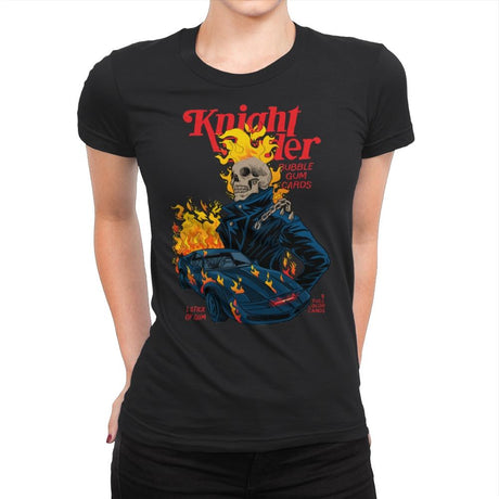 Knight Rider - Womens Premium T-Shirts RIPT Apparel Small / Black