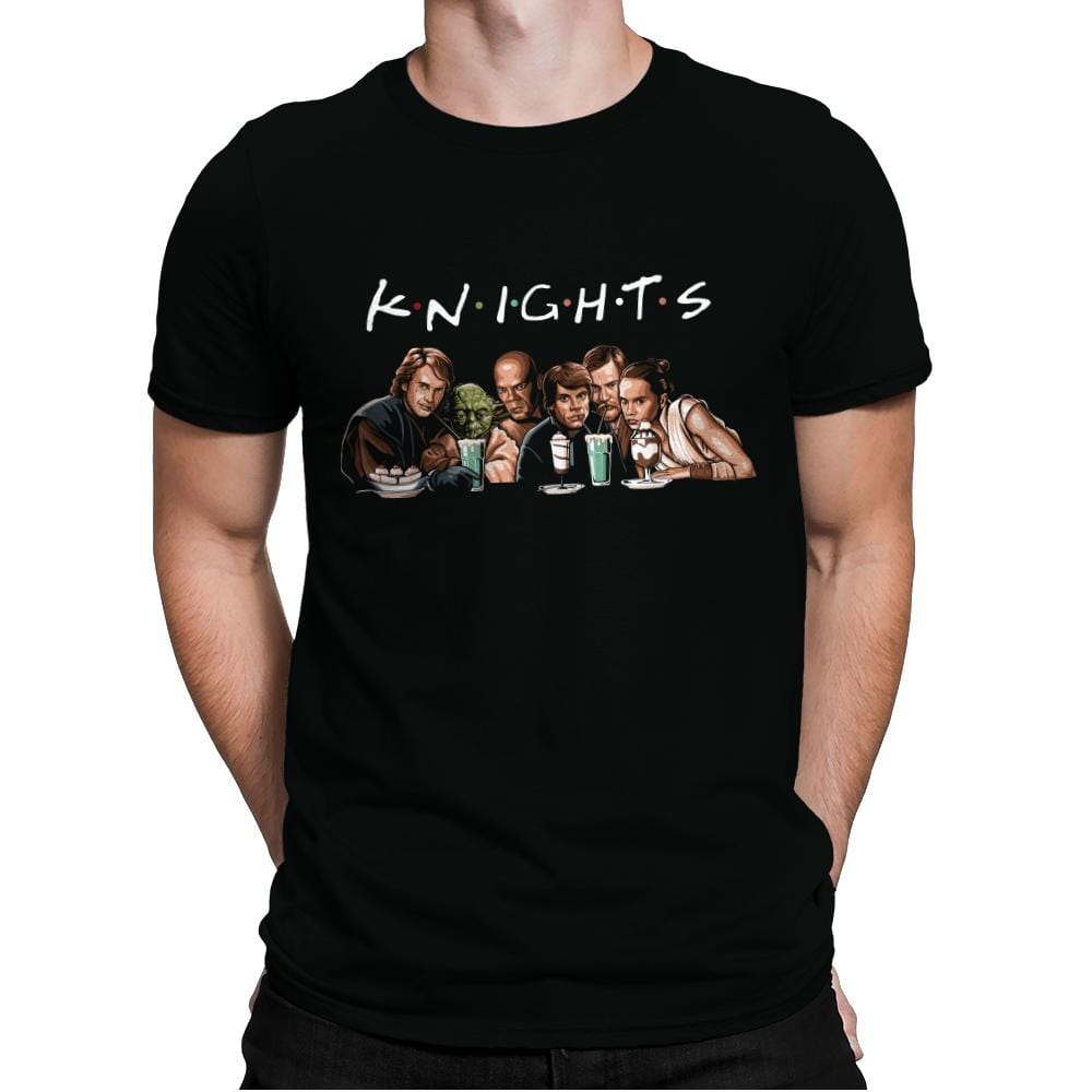 Knights - Mens Premium T-Shirts RIPT Apparel Small / Black