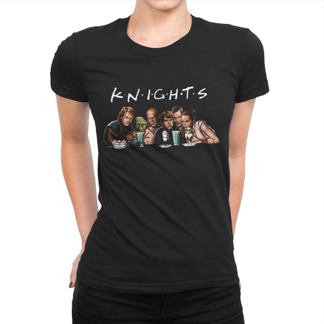 Knights - Womens Premium T-Shirts RIPT Apparel Small / Black