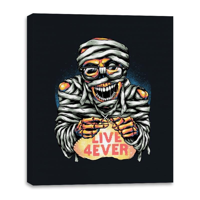 Knitt’n Like A Vill’n - Canvas Wraps Canvas Wraps RIPT Apparel 16x20 / Black