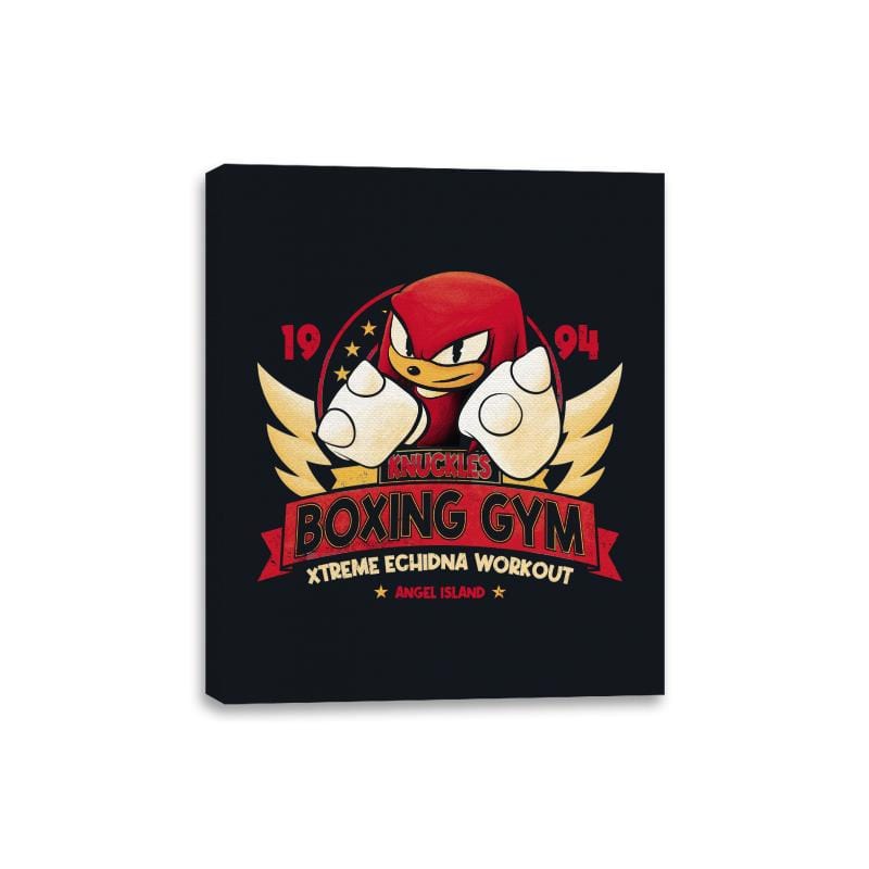 Knuckles Boxing Gym - Canvas Wraps Canvas Wraps RIPT Apparel 8x10 / Black