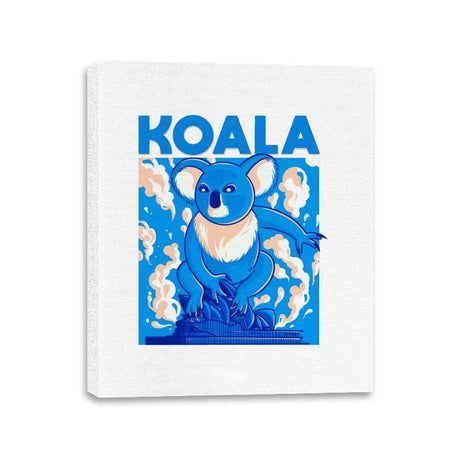 Koala ATTACK - Canvas Wraps Canvas Wraps RIPT Apparel 11x14 / White