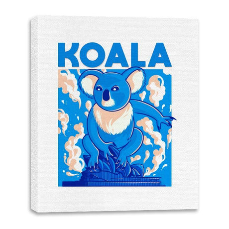 Koala ATTACK - Canvas Wraps Canvas Wraps RIPT Apparel 16x20 / White