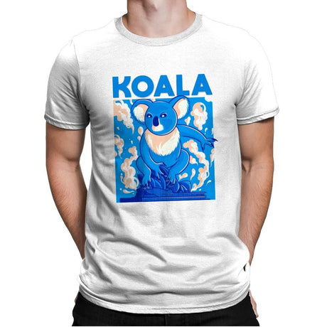 Koala ATTACK - Mens Premium T-Shirts RIPT Apparel Small / White